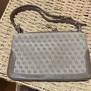 Dooney & Bourke Tan Monogram Shoulder Bag